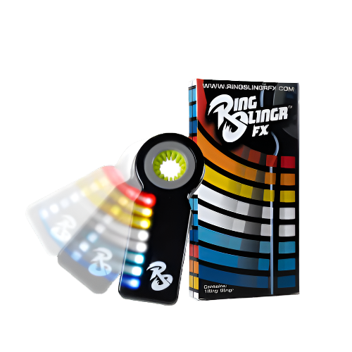 RingSlingr LED fidget spinner light up fidget toy - Green