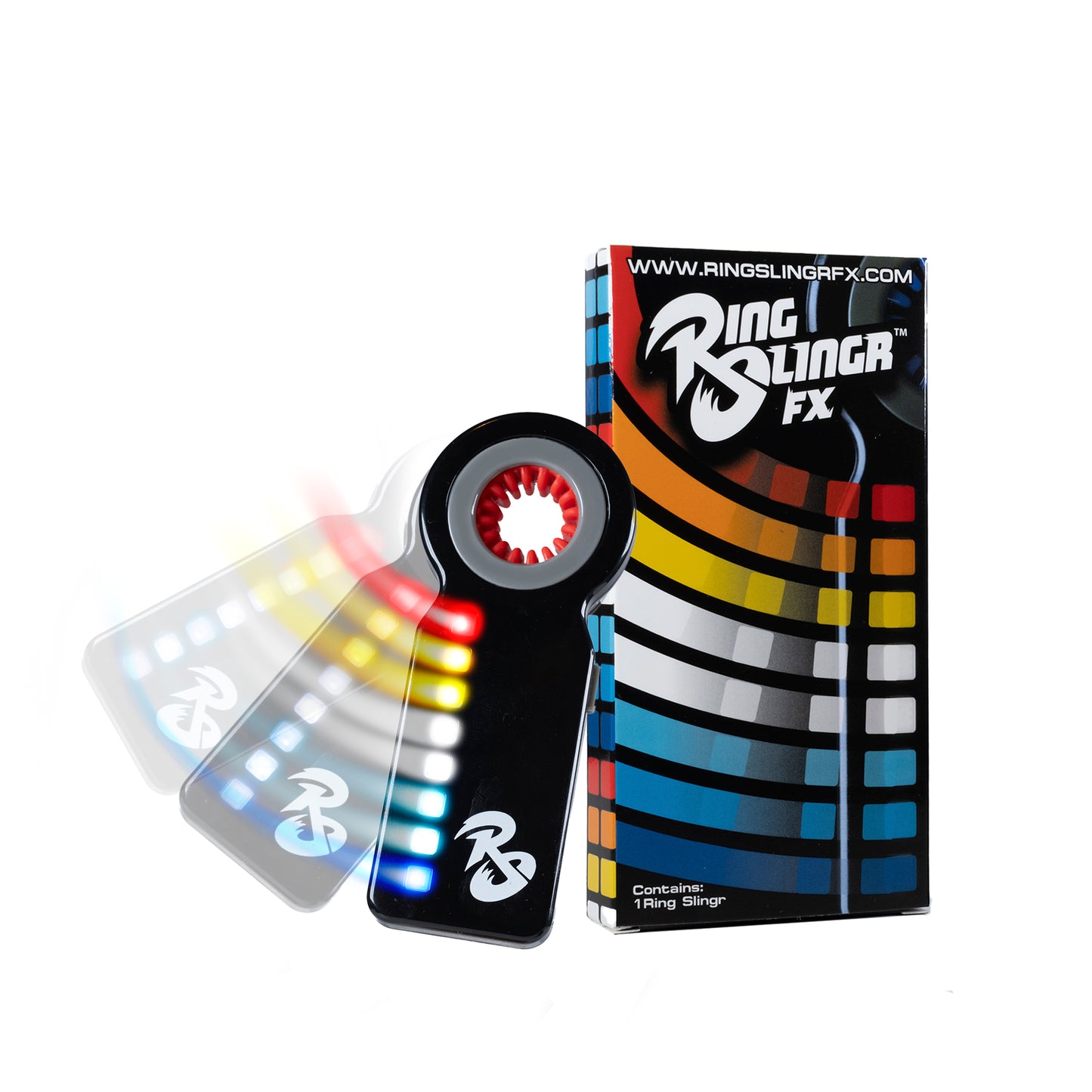 RingSlingr LED fidget spinner Product image - Red